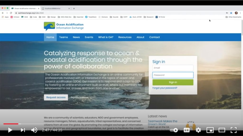 Ocean Acidification Information Exchange