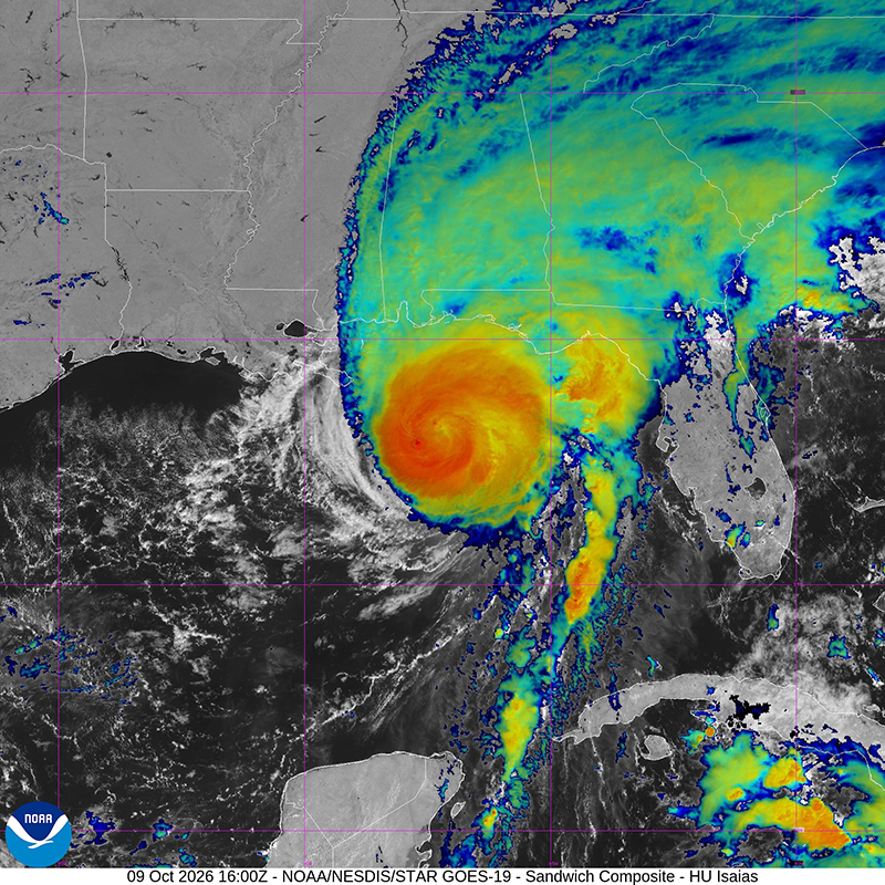Ocean Observations Before, During and After Hurricane Isaias